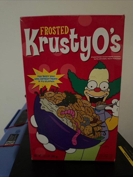 Rusty Other - Rusty Frosted KrustyO's Box Toy - Red and Purple Artwork